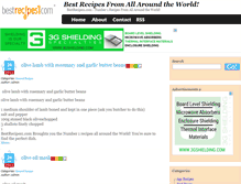 Tablet Screenshot of bestrecipes1.com